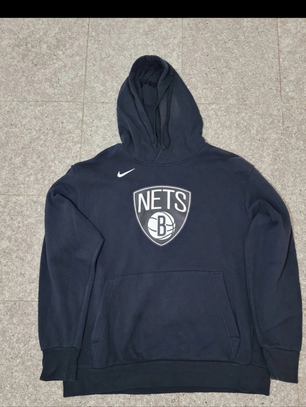 Nike Brooklyn Nets Navy Hoodie Size Large